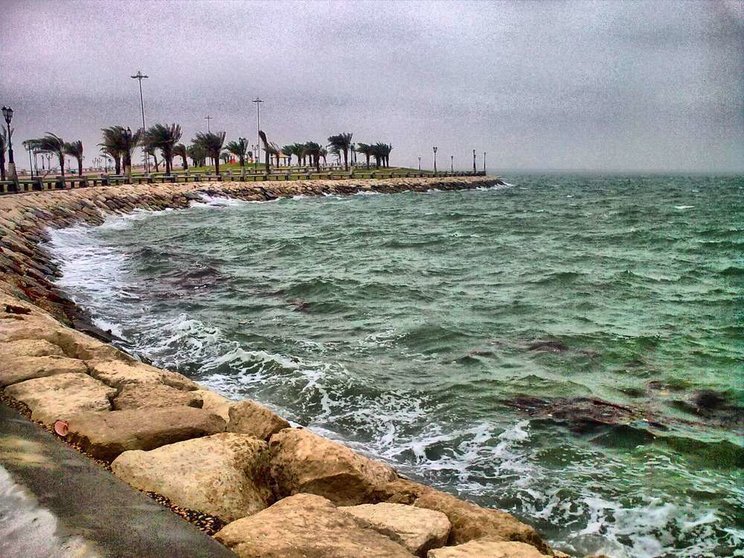 Una imagen de una playa de la ciudad de Dammam.