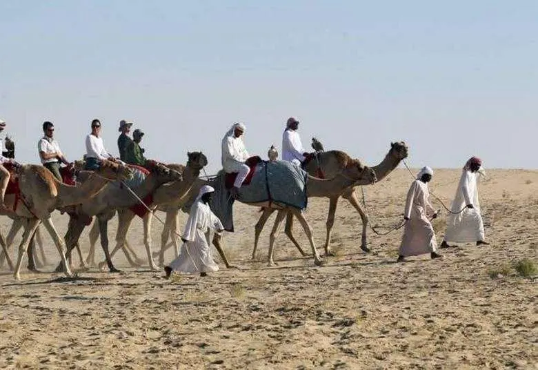 Una imagen del desierto de Al Dhafra en Abu Dhabi.