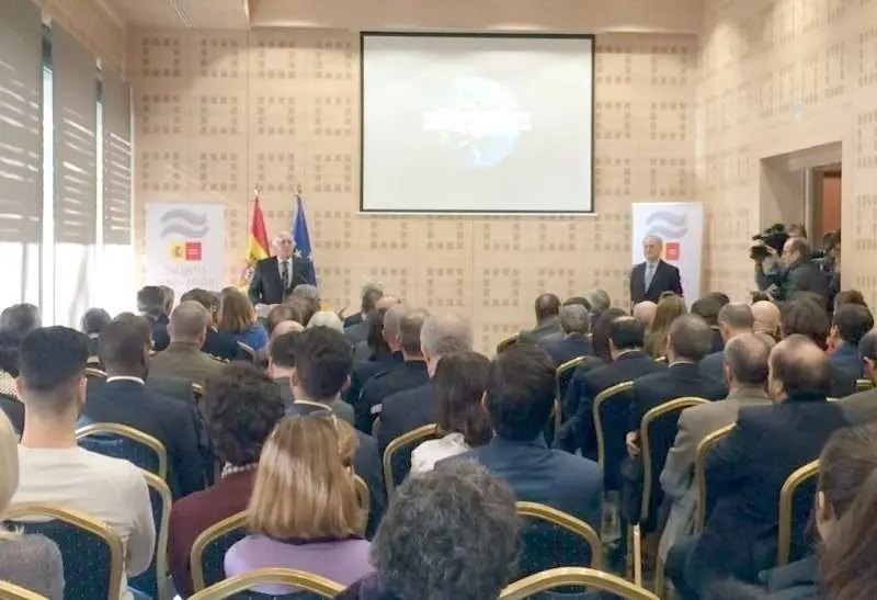 Carlos Espinosa de los Monteros, durante la presentación del nuevo vídeo institucional de Marca España. (@MarcaEspana)