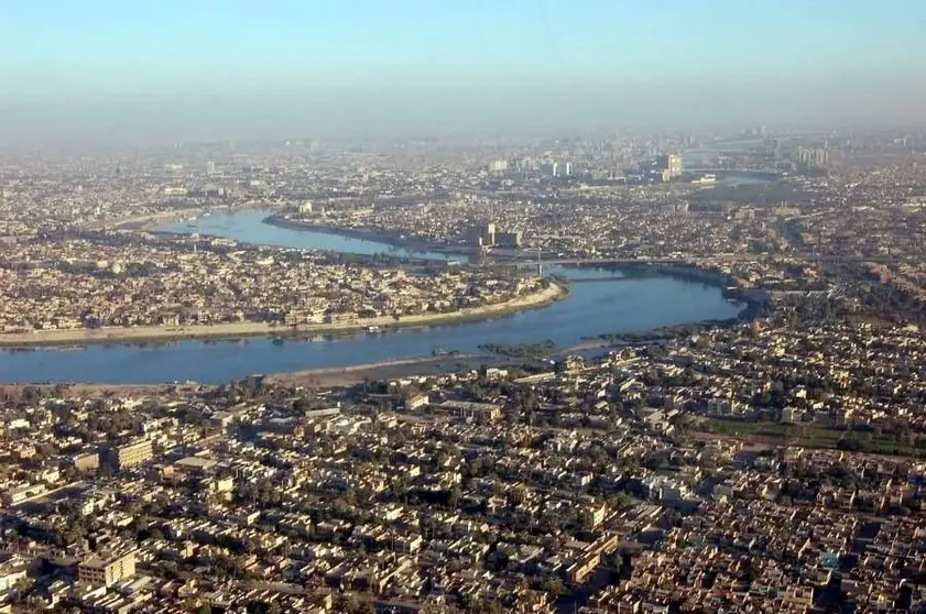 Vista aérea de Bagdad, capital de Irak.