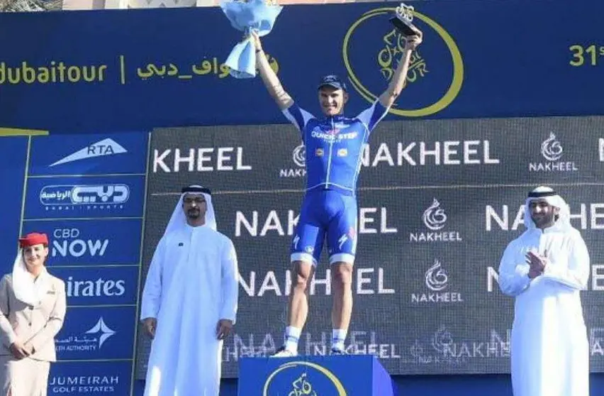 El alemán ganó la primera etapa del Tour de Dubai.