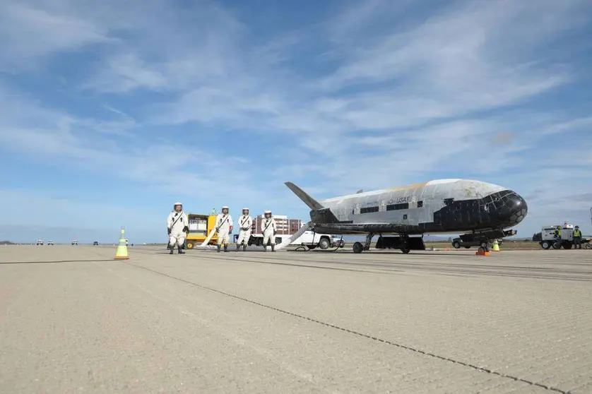 El avión militar estadounidense X-37B.