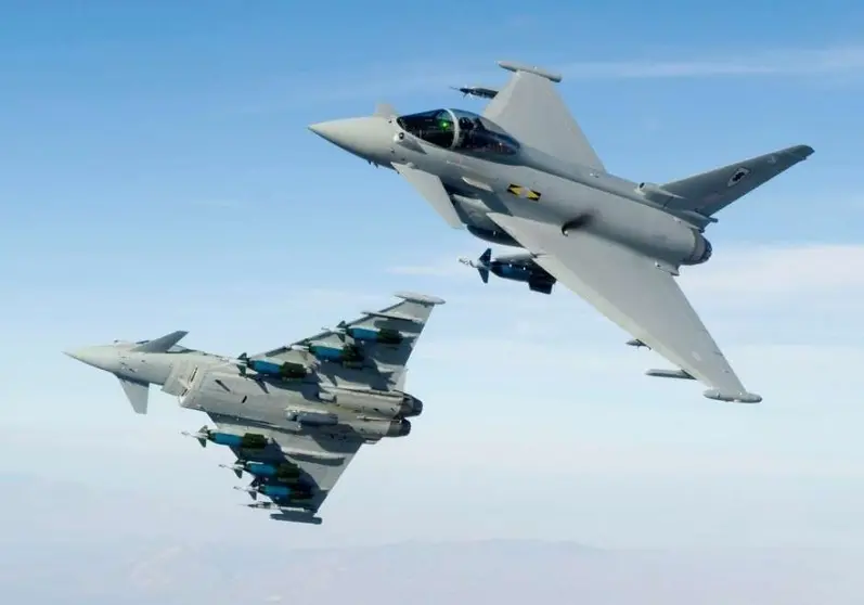 Aviones de combate de fabricación británica.