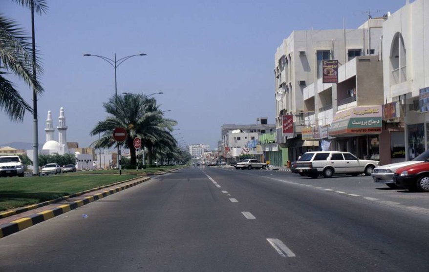 Una imagen del municipio de Khor Fakkan en el emirato de Sharjah.
