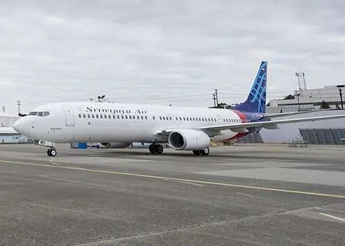 Un avión de la aerolínea Sriwijaya Air.