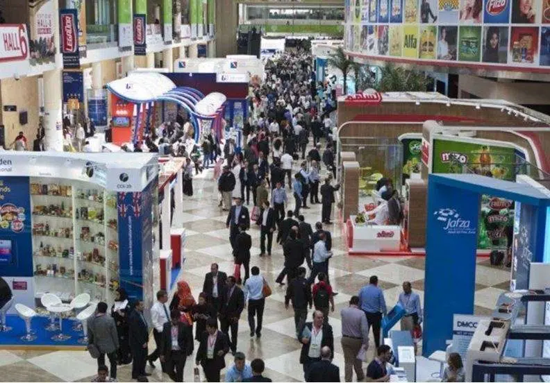 Una perspectiva de la Gulfood Dubai 2017.