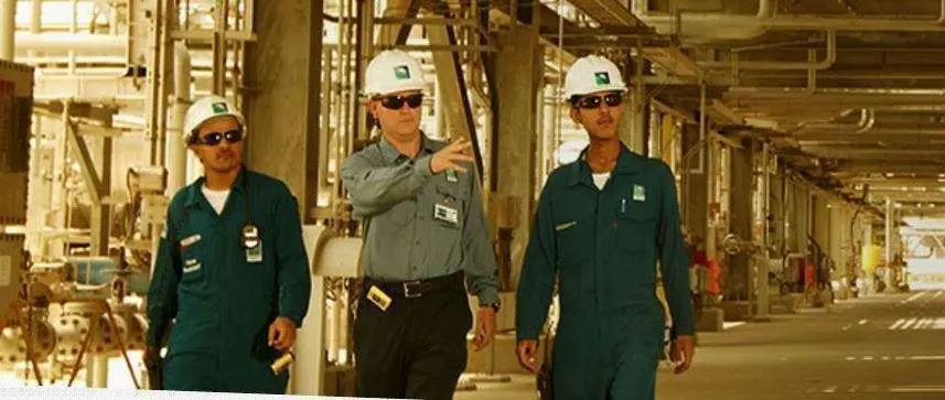 Trabajadores de Aramco 