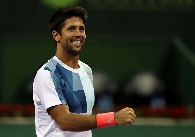 Fernando Verdasco en el Torneo de Tenis de Dubai.