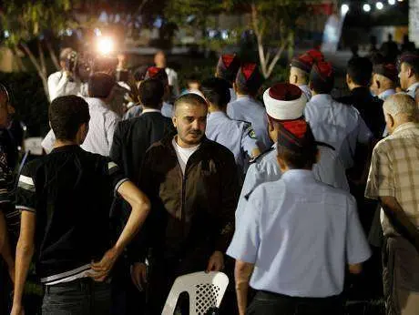 En la imagen de Reuters el soldado jordano, tras su liberación.