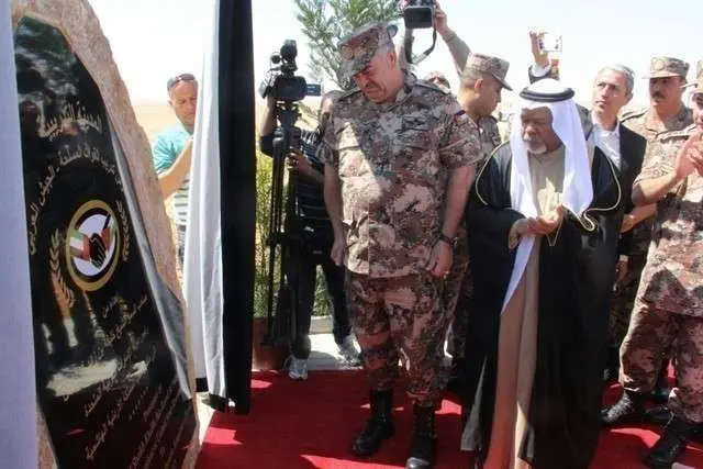 Un momento del acto en Jordania.