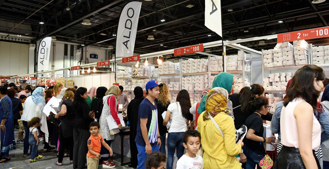 El festival de ofertas en el Dubai World Trade Center.