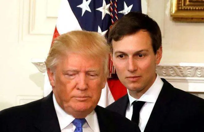 Donald Trump y su yerno Jared Kushner, en la Casa Blanca. (REUTERS)