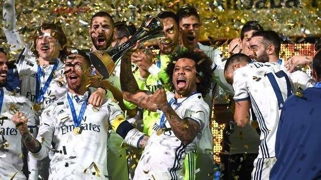 El Real Madrid ganador de la Copa de Clubs 2016.