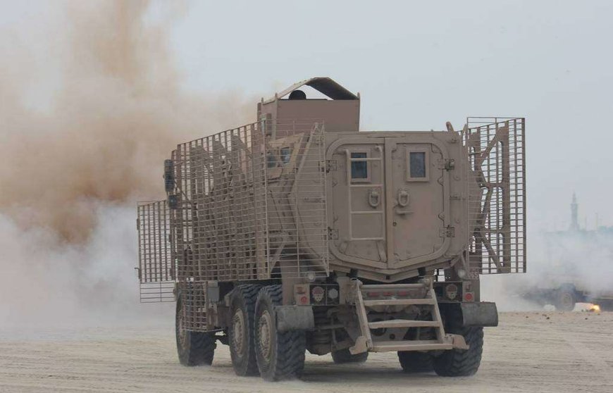 Un vehículo blindado de EAU. (Fuente externa)