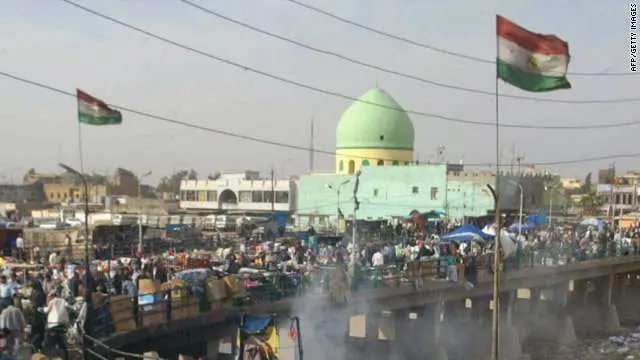 Una imagen de la ciudad de Kirkuk en Irak.