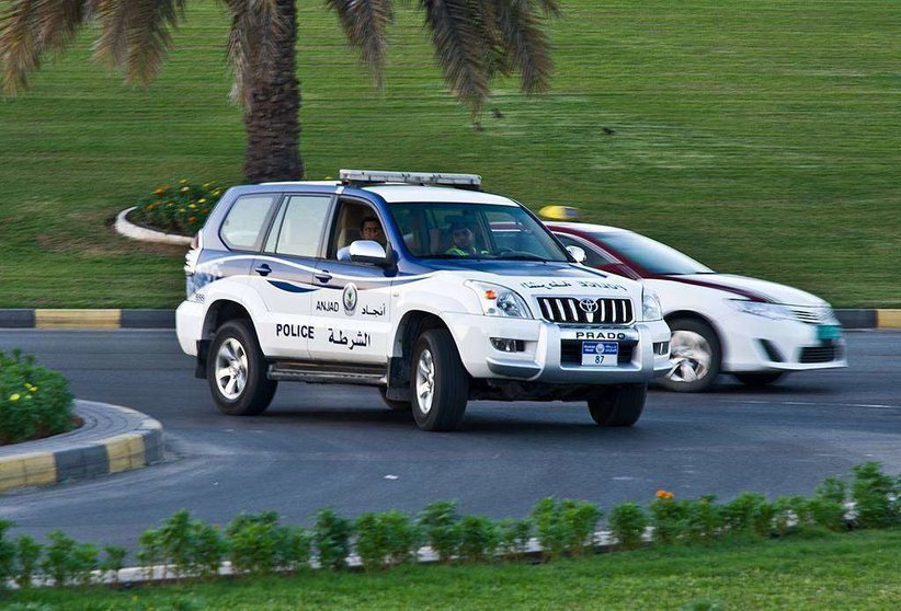 La Policía de Sharjah. (Fuente externa)