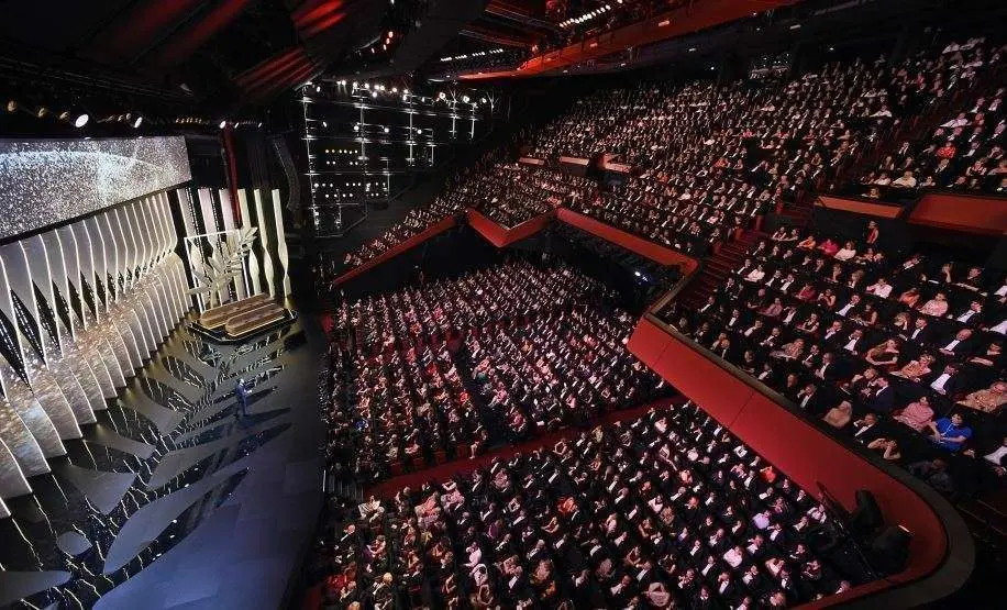 Ceremonias en el Grand Théâtre Lumière,