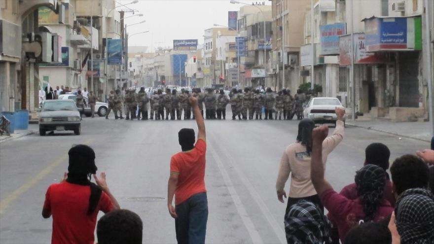 Una protesta antigubernamental en Qatif, al este de Arabia Saudita.