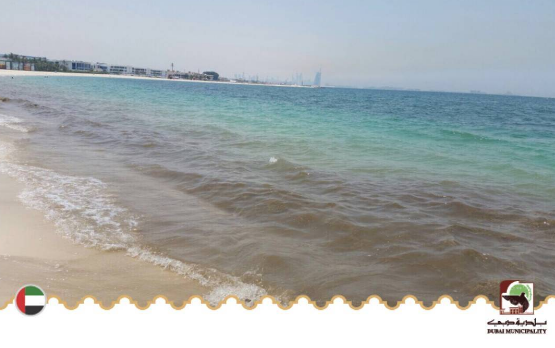 La Municipalidad de Dubai ha divulgado esta foto de la playa de Jumeirah en su cuenta de Instagram.