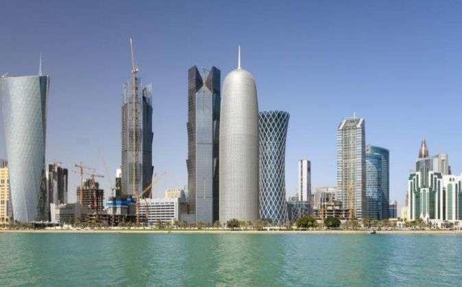Rascacielos en Qatar. 