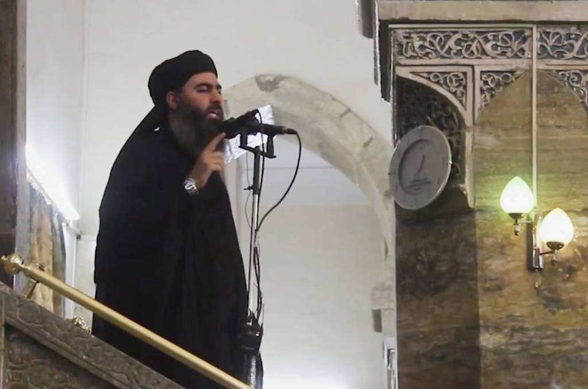 Imagen del líder del grupo yihadista Daesh, Al Bagdadi. 