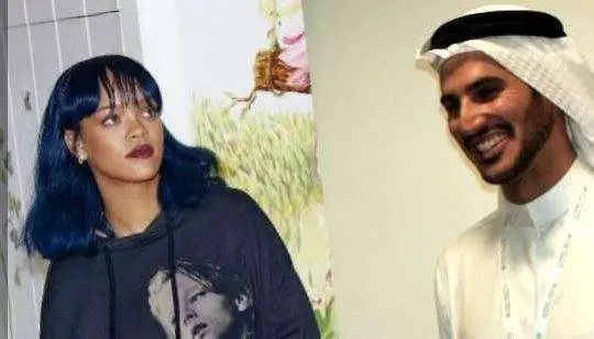 La cantante y el millonario saudí.