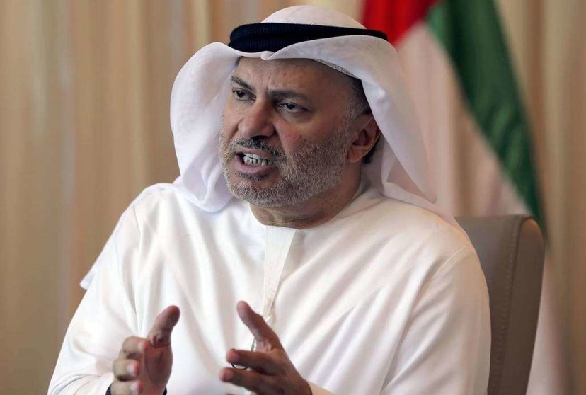 El ministro de Asuntos Exteriores de UAE, Anwar Gargash.