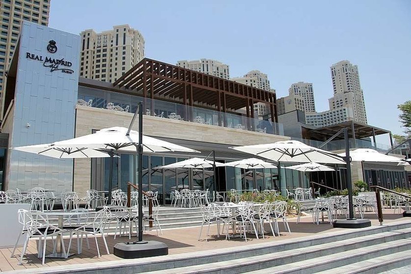 El Real Madrid Café de Jumeirah Beach Residences. (EL CORREO)
