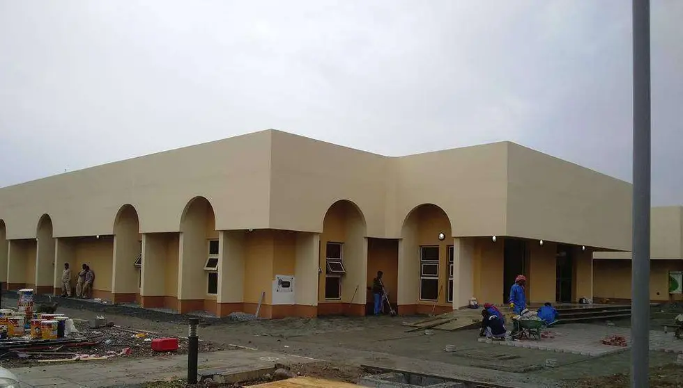 El nuevo hospital de Khorfakkan.