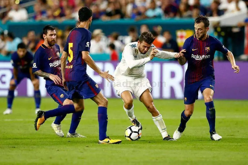 Una imagen del clásico jugado en Miami.