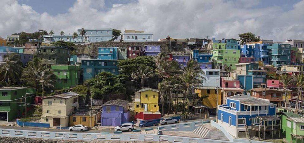 El Barrio de La Perla en la capital de Puerto Rico, San Juan.