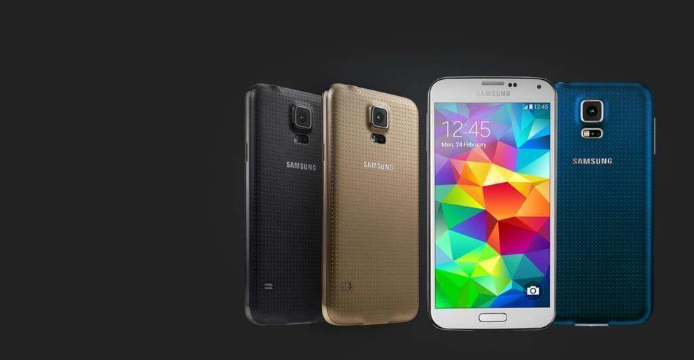 Un móvil Samsung Galaxy S5.