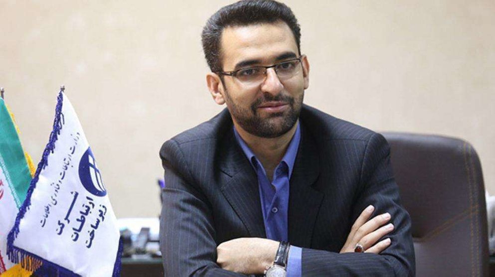 El ministro iraní de Telecomunicaciones, Mohammad Javad Azari Jahromi