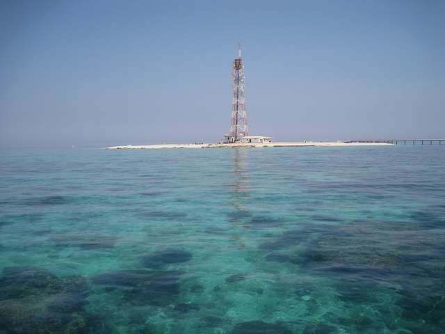 La isla de Qaruh, en Kuwait. (Kuwait Dive Team, Flickr)