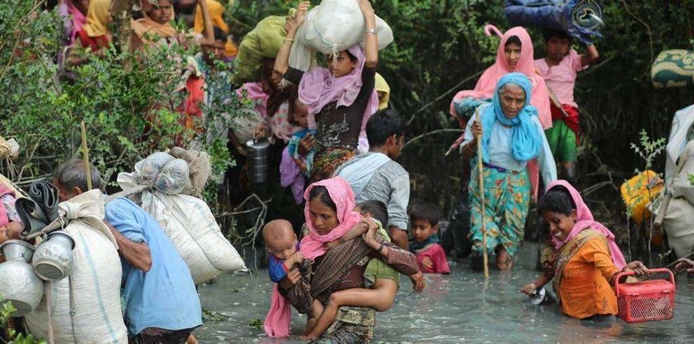 Los rohingyas viven en Myanmar en la frontera con Bangladesh.