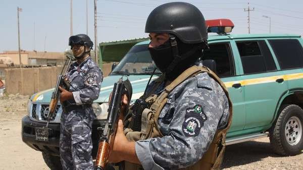 Fuerzas policiales iraquíes.