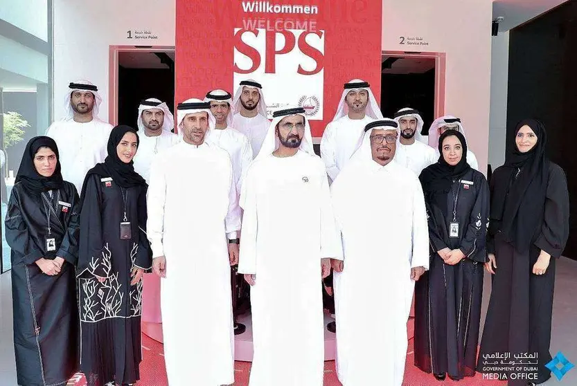 Un momento de la inauguración de los servicios inteligentes de la Policía de Dubai.