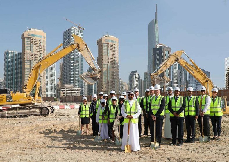 Inicio de las obras de Uptown Dubai. (DMCC)