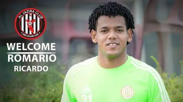 El futbolista Romarinho jugador del equipo de Abu Dhabi Al Jazira.