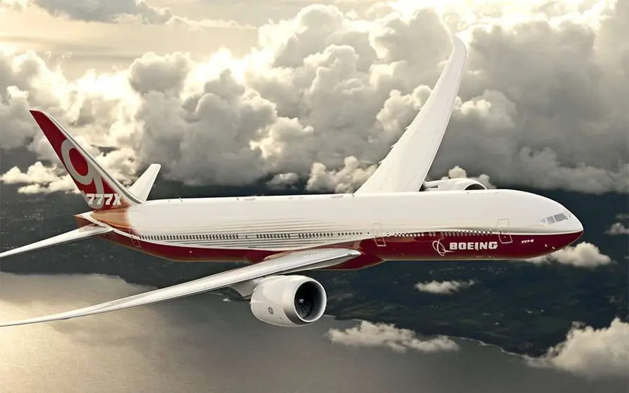 El nuevo modelo de Boeing 777X.