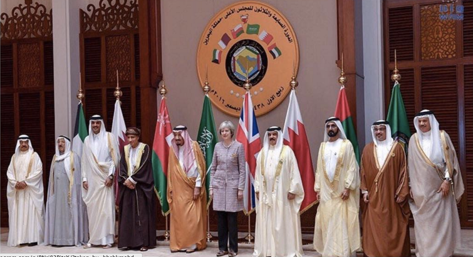 Fotografía de familia durante la Cumbre del Consejo de Cooperación del Golfo. (Jeque Al Maktoum Instagram)