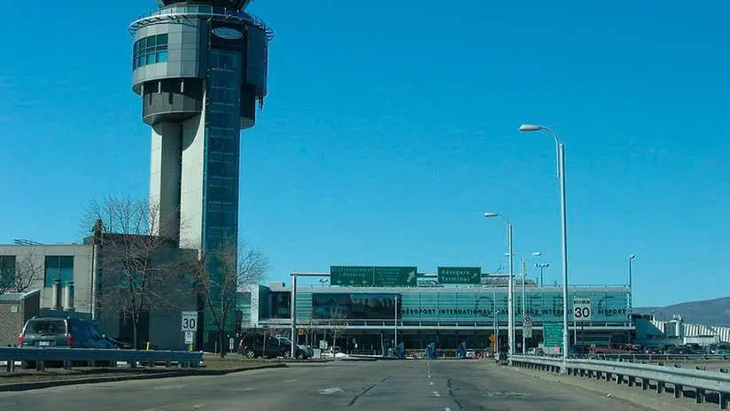 Aeropuerto Jean Lesage en Quebec.