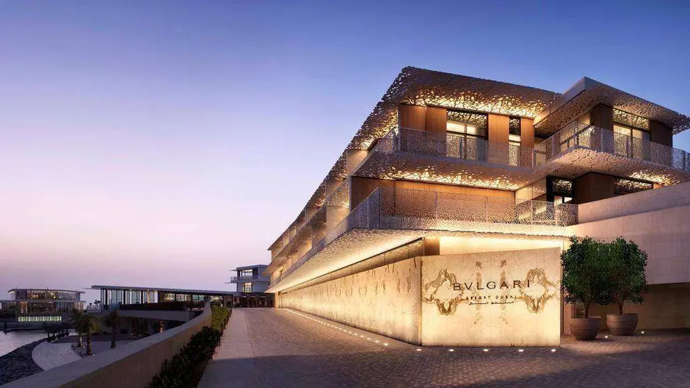 Una imagen del nuevo hotel Bulgari en Dubai.