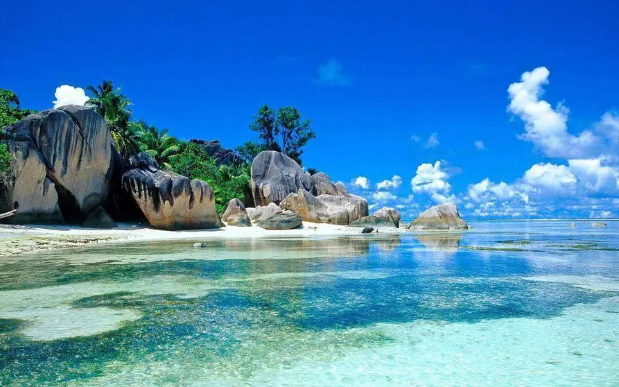 Una playa en la isla de Bali.