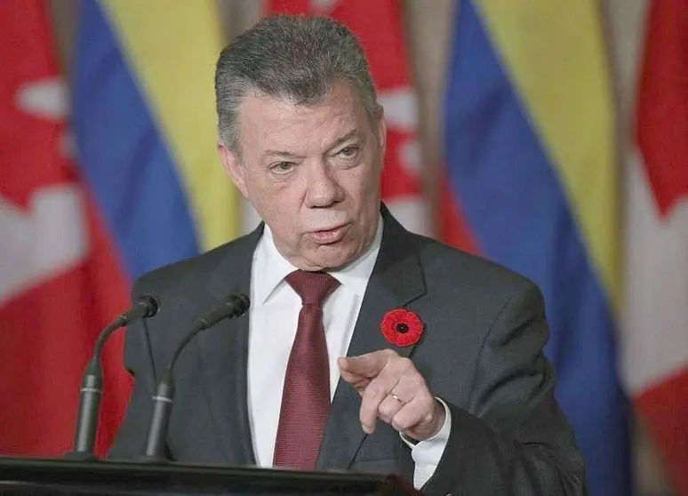 El presidente de Colombia, Juan Manuel Santos.