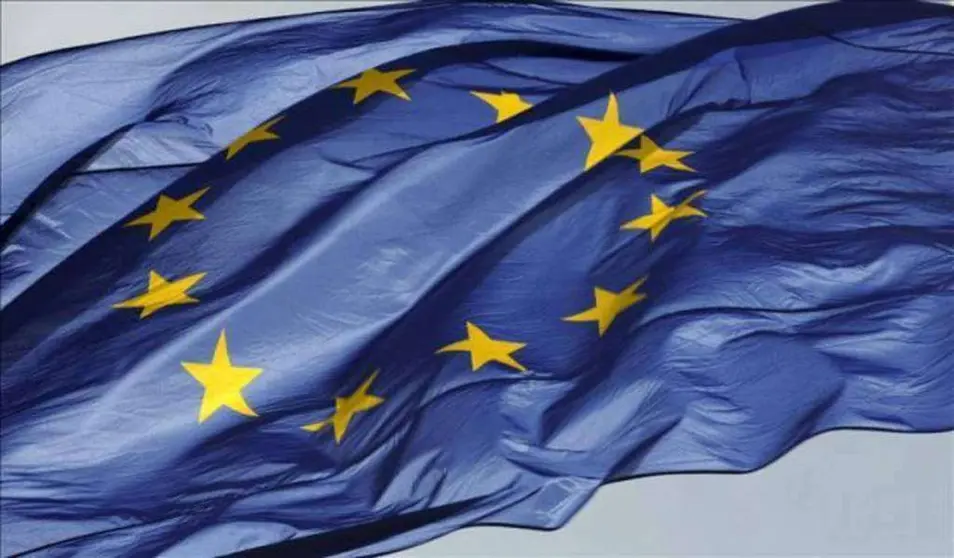 Bandera de la Unión Europea.