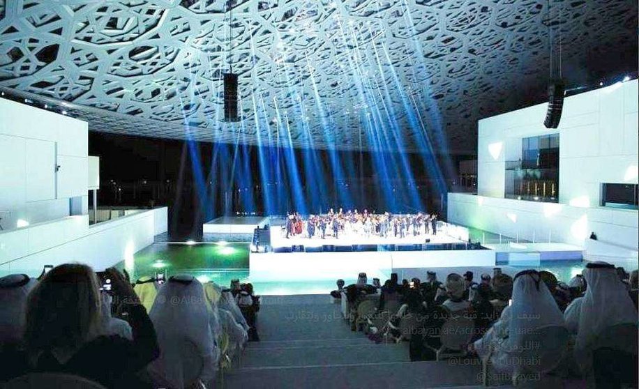 Concierto durante la inauguración del Louvre Abu Dhabi. (Louvre Abu Dhabi)