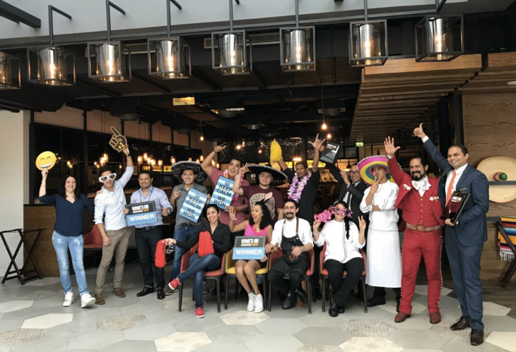 Equipo del restaurante mexicano La Tablita en Dubai. (Cedida)