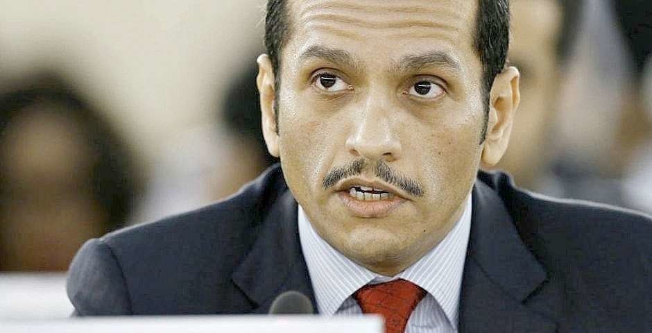El ministro de Asuntos Exteriores de Qatar, jeque Mohammed bin Abdulrahman Al Thani. (Reuters)
