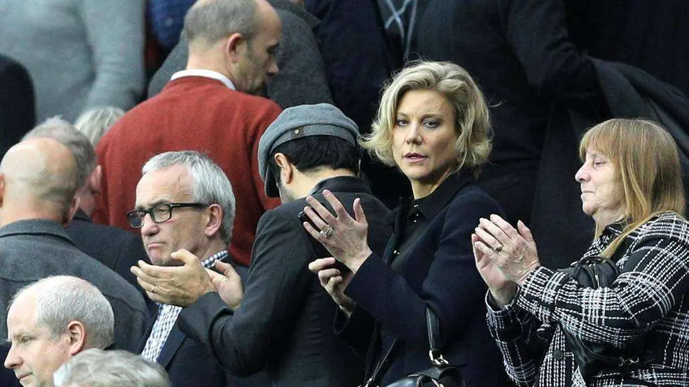 La empresaria de Dubai Amanda Staveley durante un encuentro del Newcastle.